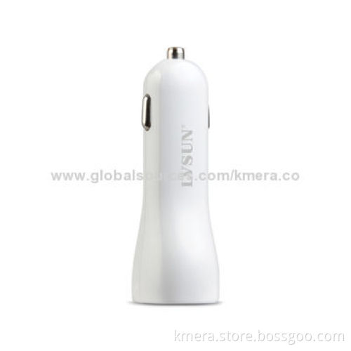 Dual-USB Car Chargers with Multiple Security Protections and 12 - 24V VoltageNew